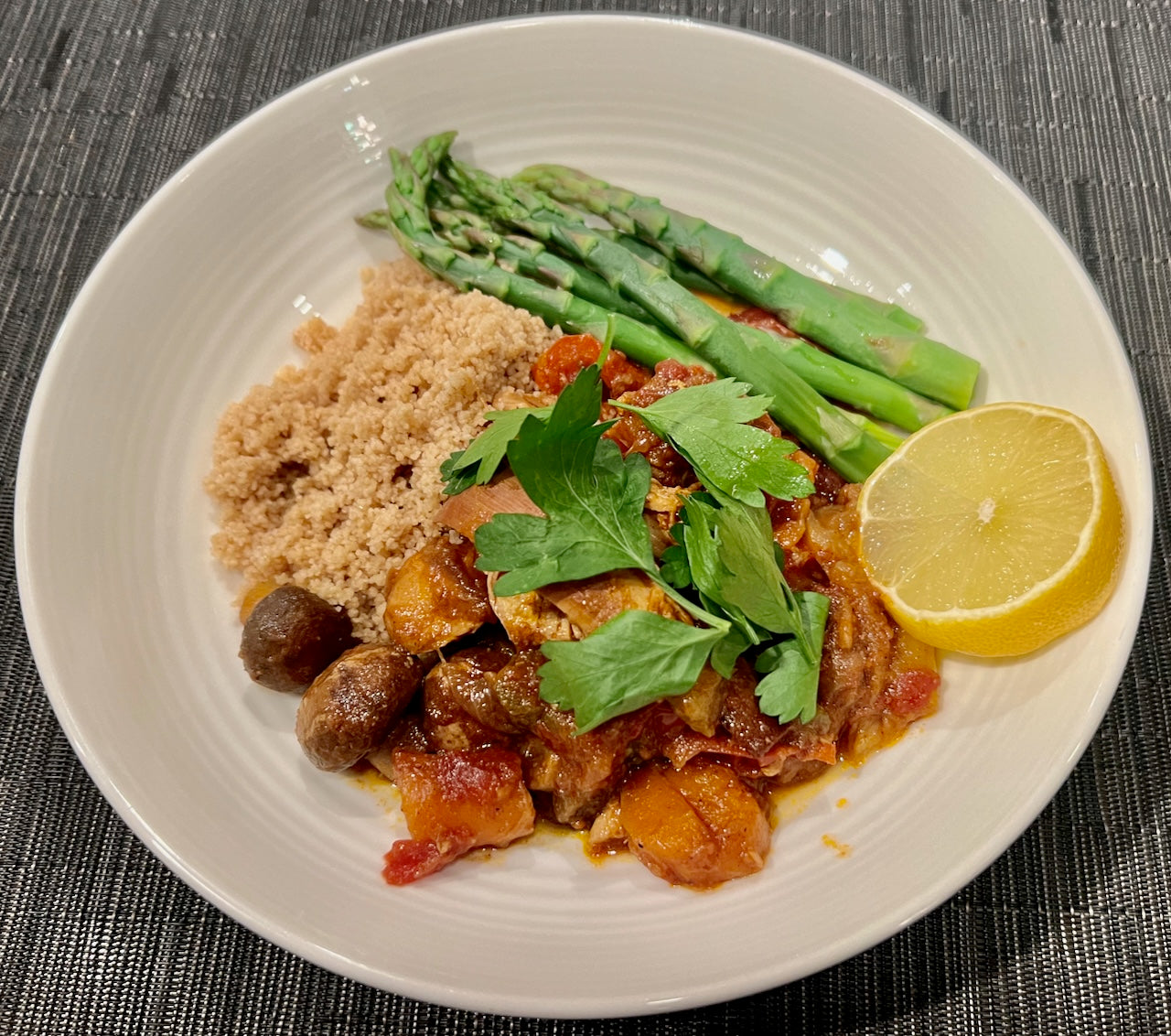 Moroccan chicken with Couscous