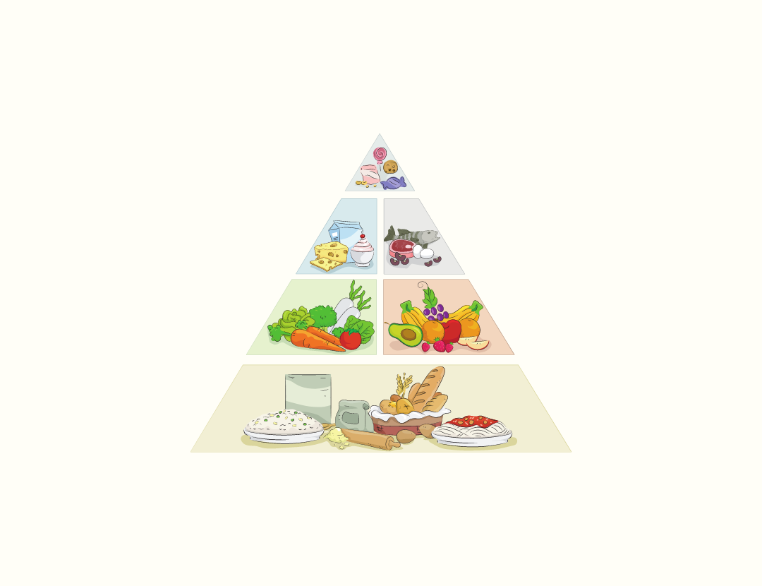 Health food pyramid