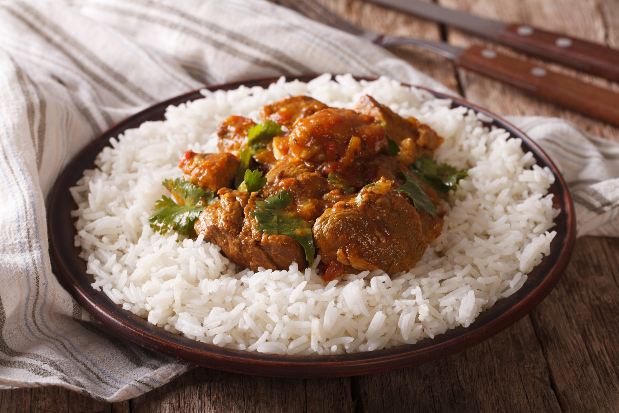 Lamb Curry with Rice