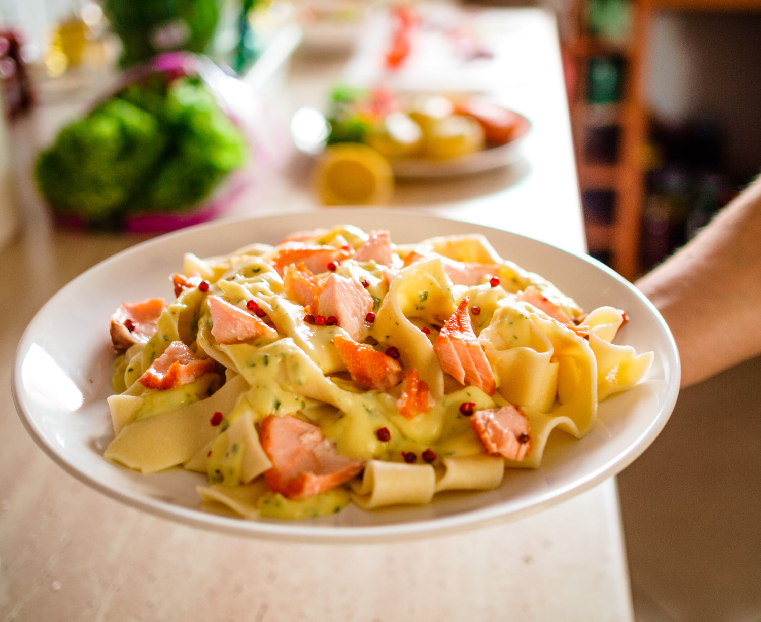 Salmon Pasta