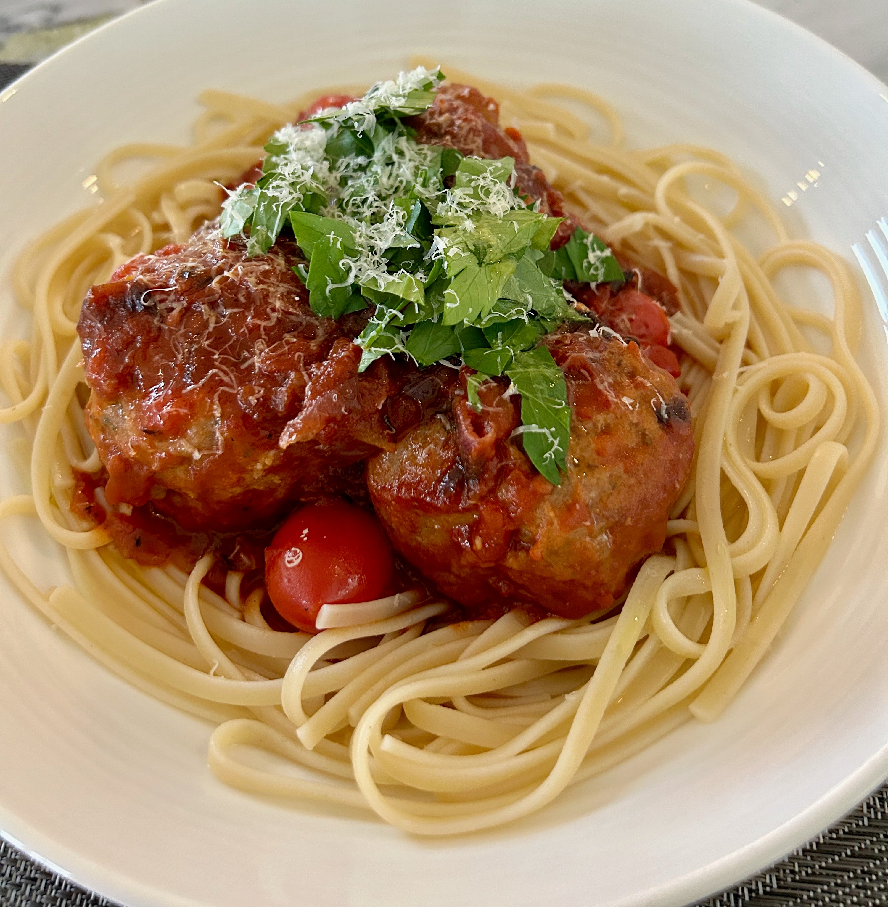 Turkey meatballs in rich tomato sauce | Dukes Weight Loss