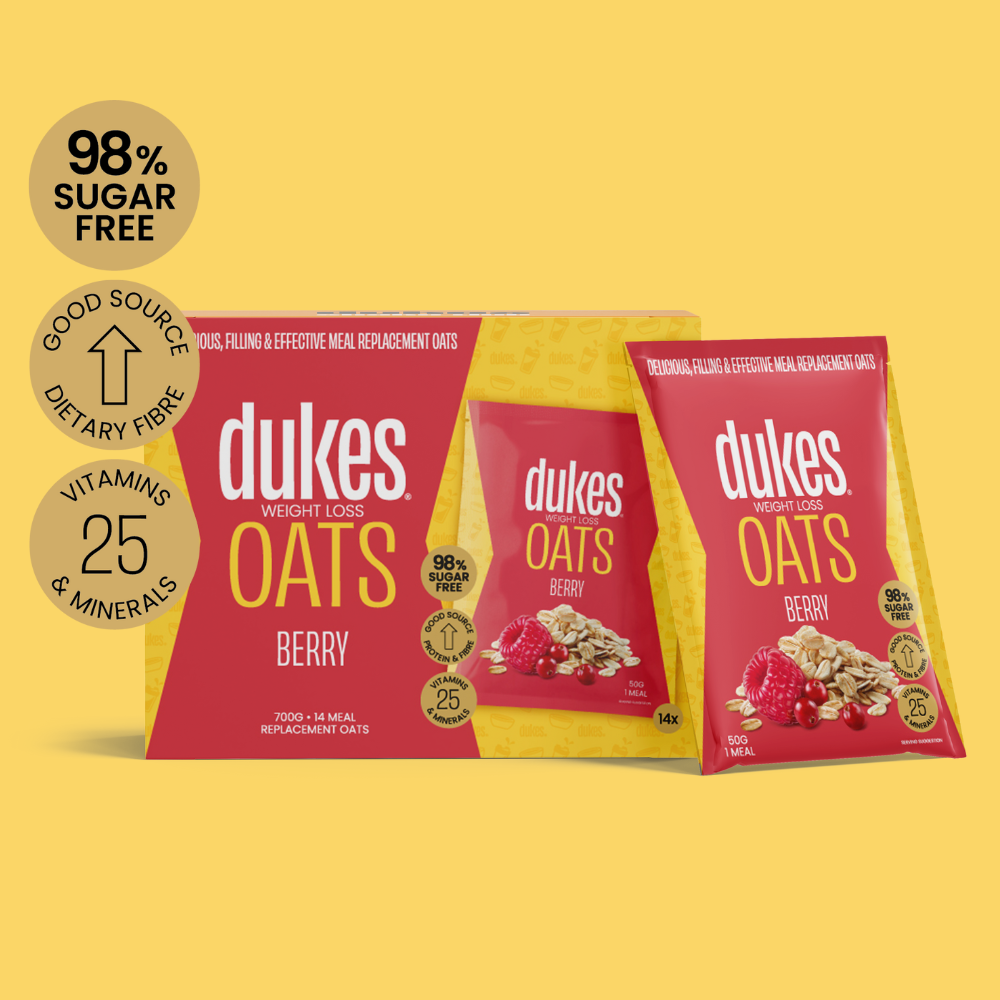 Box of Dukes Berry Oats