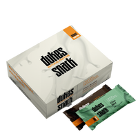 A box of Dukes Natural Protein Snacks