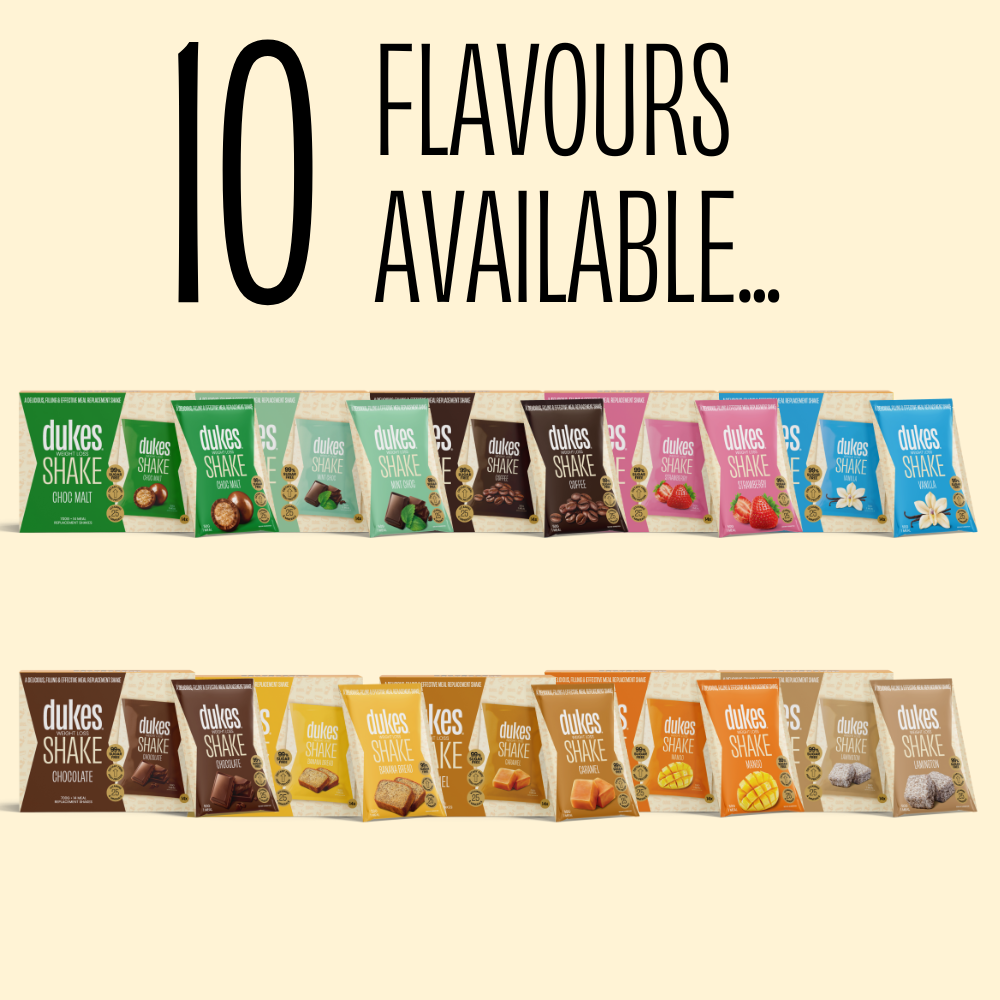 10 Meal Replacement Shake Flavours Available