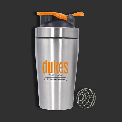 Dukes Metal Protein Shaker with vortex mixer