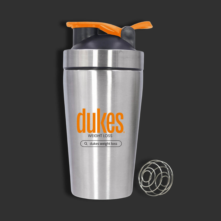 Dukes Metal Protein Shaker with vortex mixer