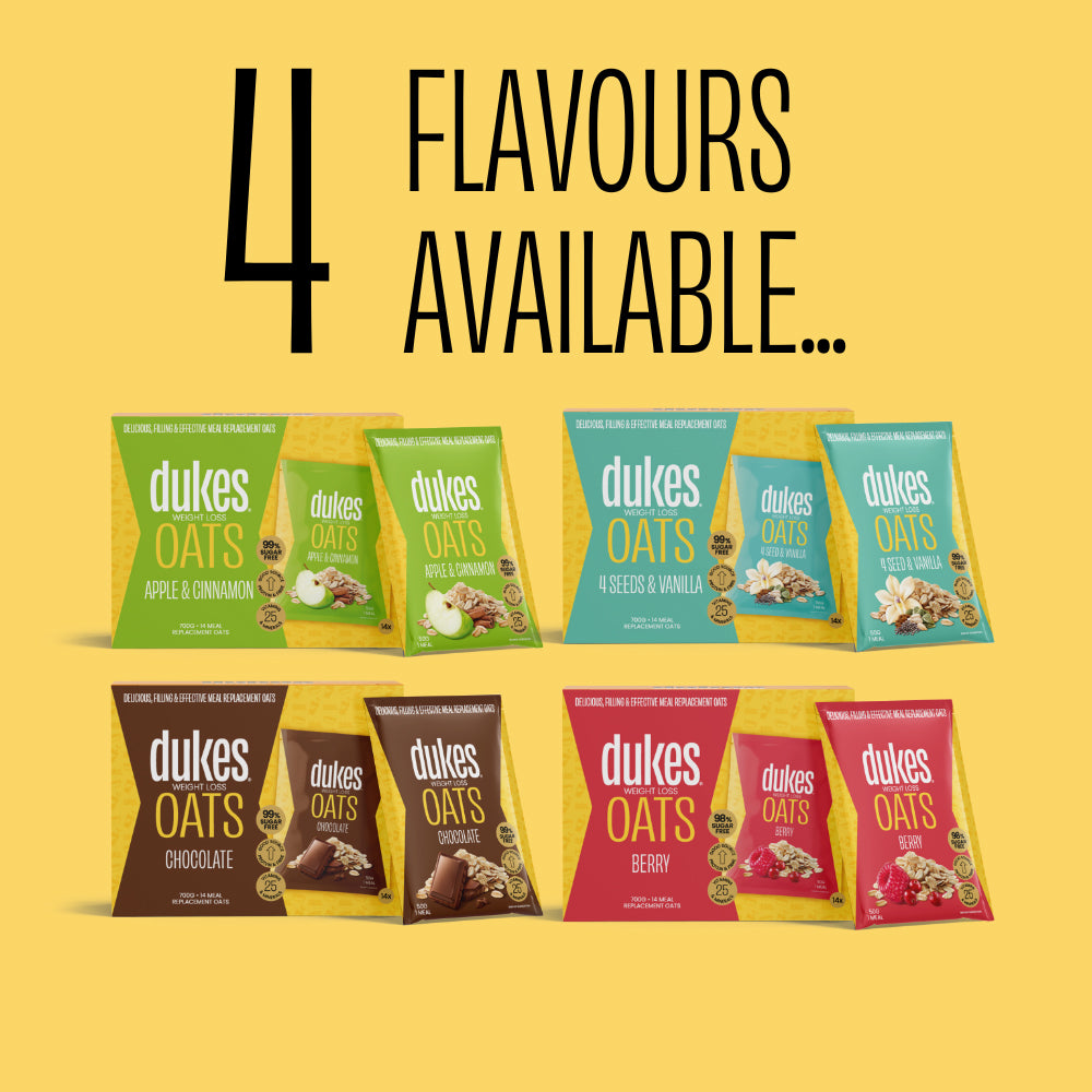 Four Meal Replacement Oat Flavours Available