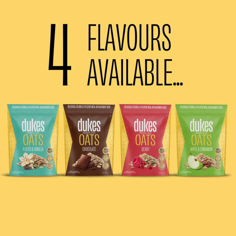 Four Meal Replacement Oat Flavours Available