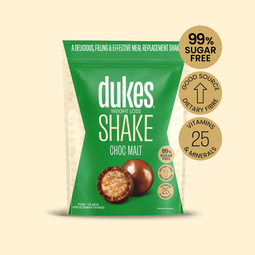 Bag of Dukes Choc Malt Meal Replacement Shake