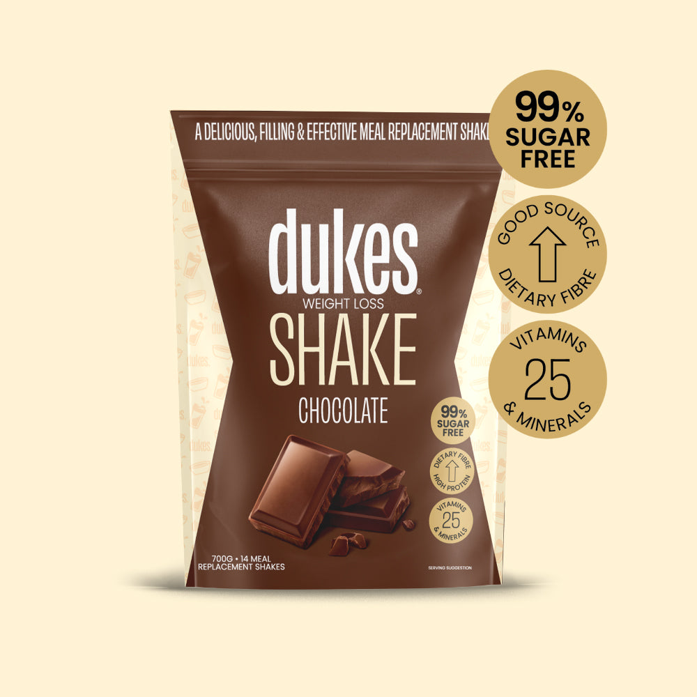 Bag of Dukes Chocolate Meal Replacement Shake