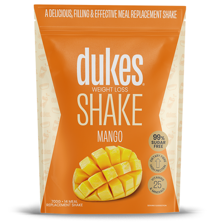 A 700g bag of Dukes Weight Loss Shake Mango