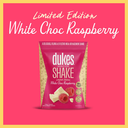 Dukes Shake White Choc Raspberry - Bag
